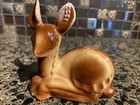 Vintage Salt   Pepper Brown Deer Shakers Laying Glossy