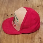 Vintage Moosehead Beer Corduroy Hat Cap Snapback Red Canadian Lager 90s Beer