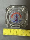 Vintage Casino Hotel Glass Ashtray Las Vegas Reno Souvenir Tobacciana