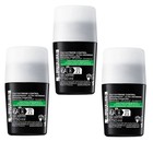3 X Vichy Homme 72hr Antiperspirant Deodorant Extreme Control 50ml  Us Seller