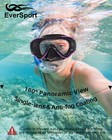  Eversport Swim Goggles Adult With Nose Cover For Women Men No Leak Anti-fog 