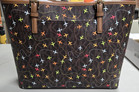 Michael Kors Jet Set Medium Carryall Airplane Print Tote Bag - Brown Nwt