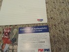 Jack Nicklaus Auto Signed 3x5 Index Card Masters Golf Psa dna