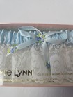 Jamie Lynn Vintage Wedding Blue Garter Belt With Lace 