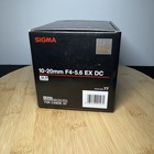 Sigma 10-20mm F 3 5 Ex Dc Hsm Lens For Canon A Open Box