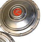 Vintage Amc Rambler Hubcaps Hubcap 10  Chrome Original  Set Of 4 60 61 62 Vtg