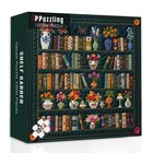 Vintage Bookshelf Garden Jigsaw Puzzle 1000 Pieces