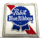 Vintage Pabst Blue Ribbon Beer Jacket Hat Patch Brewery Milwaukee Wisconsin B