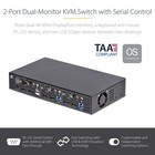 Startech 2-port Dual-monitor Displayport Kvm Switch P2dd46a22-kvm-switch