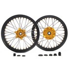 For Suzuki 17  Supermoto Cnc Wheels Set Drz400 00-04 Drz400s Drz400sm 2000-2024
