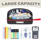  Pencil Case  Open Flat Pencil Pouch For Men Women  Small Pen Holder Bag Black