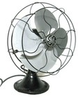 Antique 12  Ge Art Deco 1930s Vintage Oscillating Electric Fan  Runs 