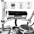 Waterproof Bluetooth Motorcycle Audio Speaker Soundbar Radio Audio System Chrome
