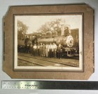 C1900 Steam Railroad Locomotive Engine   399 Original Albumen Photo