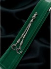Moon And Star Kazaz Hand-knitted 925 Silver Tassel For Tasbeeh  Special Design