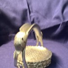 Vintage Aluminum  5- Piece Coaster Set With Caddy Manufactured In The 1940s