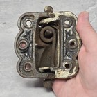 Vtg Restoration Salvage Cast Iron Hinge Ornate Detailed 4x3  