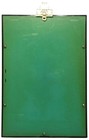 Vintage Oriental Art Imitation Jade Orchid In Pot Design Shadow Box 7 4 x10 4 