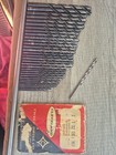 Vintage Cleveland Cle-forge Usa Hss Drill Bit Lot 35 Pc 3 8 5 16 No 917