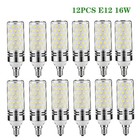 3 12x 6000k White Led Corn Bulbs 16w Candelabra Ceiling Fan Light Bulbs Daylight