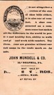 Solar Tip Shoes The Foolish Man Victorian Trade Card John Mundell Philadelphia