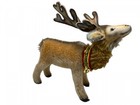Steiff Animal 037771 Christmas Deer 25 X 25 Cm  Top Condition 