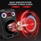 Pyle 10    Portable Wireless Bt Speaker System Rechargeable Battery  Led Display