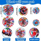 12 Pcs International Flags Party Decorations Around The World Hanging Paper F   