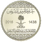Saudi Arabia 25 Halalas  2016  ah1438   Km  76  Mint