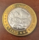  10 Casino Gaming Token Las Vegas 0 999 Ag Silver Harrah   s Mardi Gras
