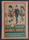 1917 Antique Brown Woolen Co  Semi-annual Fashion Catalog Patterns Tailor Ads