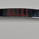 Altec Lansing Ribbon Microphone Vintage Tube Stereo Mic Harp Logo Badge Metal