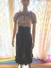 Renaissance Peasant Girl Costume Kids Size L 12-14 Medieval Halloween Dress Up