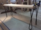 28 Inch Tall Twist Hairpin Dining Table Legs metal Table Legs steel Table Legs