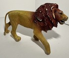 Vintage 1987 Aaa Toy Lion Figurine Made In China Hard Rubber King Of The Jungle