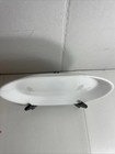 Corelle Winter Frost White 12 25  Oval Serving Platter Vitrelle Glass