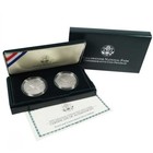 1999 Yellowstone National Park 2 Coin Proof   Unc  Silver Dollar Commemorative