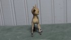 Vintage Mid Century Christmas Reindeer Figurine  Rubber Deer Anthropomorphic