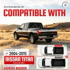 3pcs Truck Bed Rail Top Compatible With 04-15 Nissan Titan 5 5ft