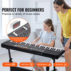 61 Key Digital Keyboard Piano Electric Portable 200 Tones 200 Rhythms