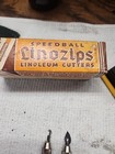 2 Speedball Linoleum Cutter Handles With  Blades 