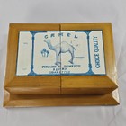 Vintage 1997 Camel Cigarette Wooden Jewelry Box Thomas Museum Series  5327 Read   