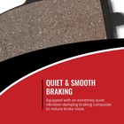 Rear Organic Brake Pads 2003-2007 Honda Cr85r Set Full Kit  Complete Lr