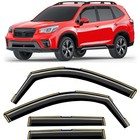 In-channel Window Rain Guards For Subaru Forester 2019-2024   Durable Deflectors