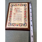 Vintage Cape Craftsmen An Old Gaelic Blessing Wood Wall Plaque Irish Decor