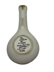 Hand Painted Cer  micas De Coimbra Portugal Spoon Rest Rabbit 11  Black White
