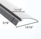 Window Glazing Bead  Vinyl Window Trim - White 72    20-pack  Made In The Usa