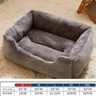 Pet Dog Cat Bed Calming Sleeping Kennel Puppy Super Soft Mat Pad Warm Nest
