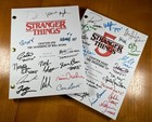 Stranger Things Pilot   Series Finale Scripts Signed- Autograph Reprints