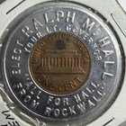 Texas Rockwall Ralph M  Hall Lt  Governor Encased 1972-d Democrat Token 208349